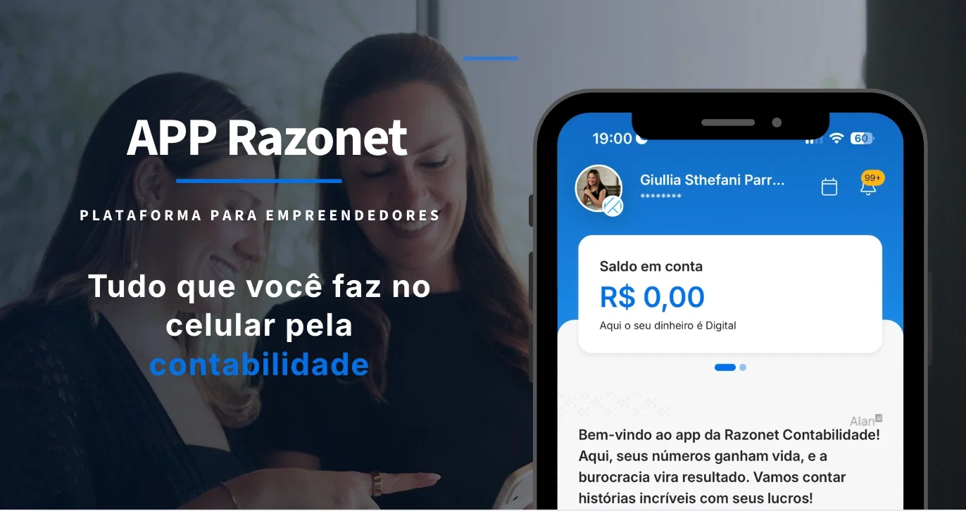 Aplicativo Razonet 2026: tudo que você faz no celular pela contabilidade
